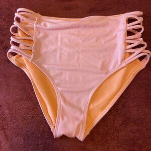 Hollister Bathing Suit Bottom, Size Small, Melon